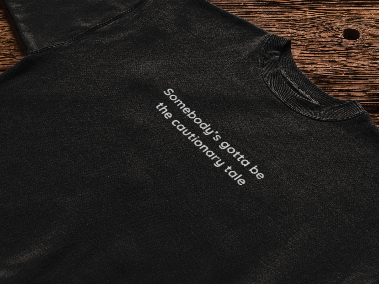 somebody's gotta be the cautionary tale [PRE-ORDER]